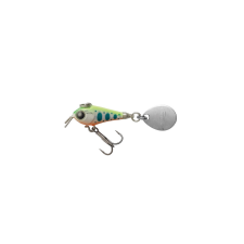 Tiemco SPINNERTAIL TIEMCO RIOT BLADE S 25mm 9gr 102 Holo Chartreuse Back Yamame csali