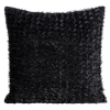  Tiffany mohér díszes párnahuzat sifon anyagból Fekete 45x45 cm