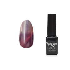 Tiger eye géllakk 5ml #872 Csillámos padlizsánlila - sötét mályva lakk zselé