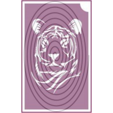 Tigris fej (csss0504) csillámtetoválás