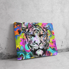 Tigris Lendületben - Pop Art Vászonkép dekoráció