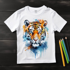  Tigris póló (Gyerek)(Színes) gyerek póló