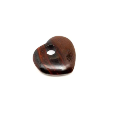 Tigrisvas fánk szív 30x30mm medál