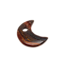 Tigrisvas medál átfúrt félhold 30mm medál