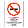  Tilos a dohányzás / No smoking - Vinil öntapadó
