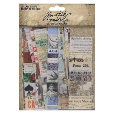 Tim Holtz Díszítőelem - Collage Strips - Idea-ology (1 csomag) matrica