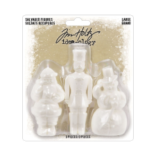 Tim Holtz Díszítőelem Salvaged Figures Large Idea-ology Tim Holtz Christmas (3 db) dekorációs kellék