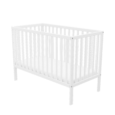 TIMBA kiságy Felix egyenes végű 60x120 fehér kiságy, babaágy