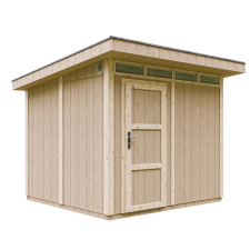 Timbela kerti faház M903 lapostetős alapozott 279 cm x 294 cm kerti tárolás