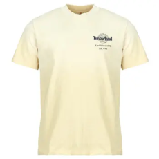 TIMBERLAND Rövid ujjú pólók SUNFADED BACK TREE LOGO GRAPHIC HW TEE Citromsárga EU XL
