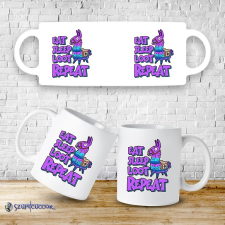 Time4Gift Fortnite - Eat, Sleep, Loot, Repeat bögre bögrék, csészék