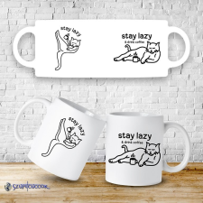 Time4Gift Stay lazy bögre bögrék, csészék
