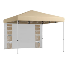 Timeless Garden Pavilon hátfallal, zsebekkel 3x3x2,8 m, bézs kerti bútor
