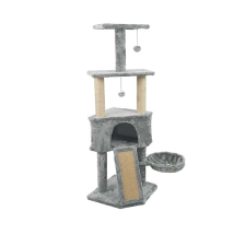 Timeless Tools 3 szintes macska mászóka - szürke macskafelszerelés