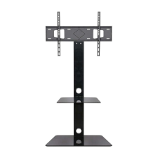 Timeless Tools Álló TV állvány 130x66x40cm, fekete tv állvány és fali konzol