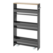 Timelesstools 4 szintes tároló nyitott polcokkal, szürke bútor