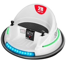 Timelesstools Elektromos gyermek dodzsem 6V, akku+távirányító, fehér elektromos járgány