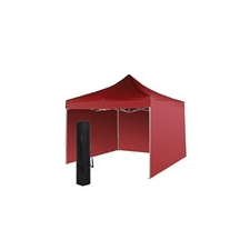 Timelesstools Kerti pavilon összecsukható 3 fallal hordtáskával 3x3m piros HOP1000807-2 kerti bútor