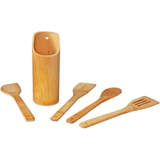 TimeLife 5 darabos főzési kiegészítőkészlet állvánnyal, bambusz konyhai eszköz