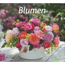  times&more Blumen Bildkalender 2026 naptár, kalendárium