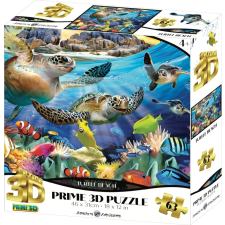 Tini Titán Teknőc 3D Optikai Puzzle - 63 Darabos puzzle, kirakós