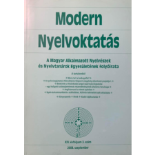 Tinta Kiadó Modern Nyelvoktatás 2008. szeptember - XIV. évfolyam 3. szám - antikvárium - használt könyv