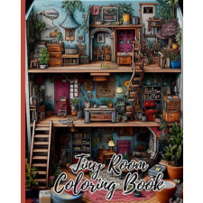  Tiny Room Coloring Book idegen nyelvű könyv