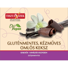 Tiszta Ízek glutén-és cukormentes kakaós-vaníliás keksz 180 g reform élelmiszer