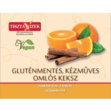Tiszta Ízek glutén-és cukormentes narancsos-fahéjas keksz 180 g csokoládé és édesség
