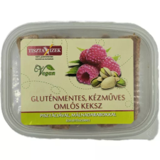 Tiszta Ízek gluténmentes keksz pisztáciával és málnadarabokkal 180g csokoládé és édesség