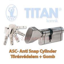 Titan K5 ASC zárbetét 35x65 gombos zár és alkatrészei
