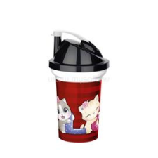 Titiz IRIS TEDY pohár tetővel 300ml AP-9388 (AP-9388) konyhai eszköz