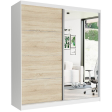  TIVARO VIII. Gardróbszekrény 203x218x60 - fehér, sonoma bútor