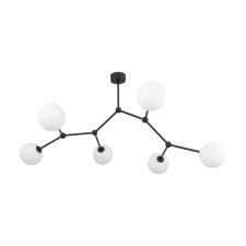 TK Lighting Black Fairy fehér mennyezeti lámpa (TK-4856) G9 6 izzós IP20 világítás