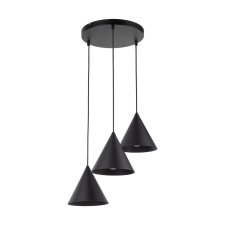TK Lighting Cono fekete függesztett lámpa (TK-10067) E27 3 izzós IP20 világítás