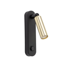 TK Lighting Enzo fekete-arany falikar (TK-6623) G9 1 izzós IP20 világítás