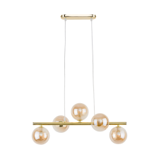 TK Lighting Estera arany függesztett lámpa (TK-4549) G9 5 izzós IP20 világítás