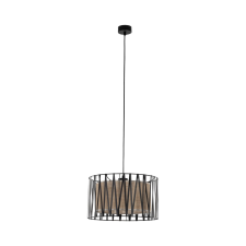 TK Lighting Harmony Nature fekete függesztett lámpa (TK-4562) E27 1 izzós IP20 világítás