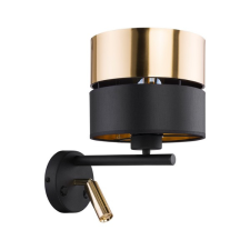 TK Lighting Hilton fekete-arany falikar (TK-2579) E27+G9 2 izzós IP20 világítás