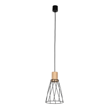 TK Lighting Modesto fekete-barna függesztett lámpa (TK-10155) GU10 1 izzós IP20 világítás