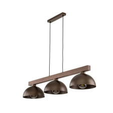 TK Lighting Oslo barna függesztett lámpa (TK-6299) E27 3 izzós IP20 világítás
