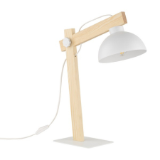TK Lighting Oslo fehér-barna asztali lámpa (TK-5347) E27 1 izzós IP20 világítás