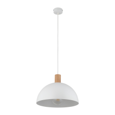 TK Lighting Oslo fehér-barna függesztett lámpa (TK-4851) E27 1 izzós IP20 világítás