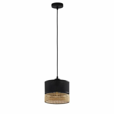 TK Lighting Paglia függesztett lámpa fekete világítás