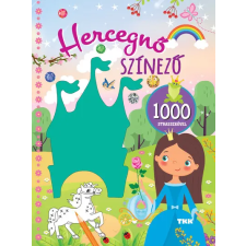 TKK Kereskedelmi Kft. - Hercegnő színező - 1000 strasszkő gyermek- és ifjúsági könyv