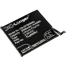 TLp025KJ Telefon akkumulátor 2500 mAh mobiltelefon akkumulátor
