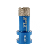  TLS COBRA-PRO Gyémánt lyukfúró 20 mm sarokcsiszolóra száraz / vizes kék