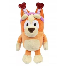TM Toys Bluey: Bingo plüssfigura szíves hajpánttal - 20 cm plüssfigura