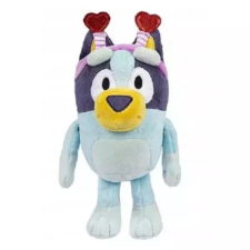 TM Toys Bluey: Bluey plüssfigura szíves hajpánttal - 20 cm plüssfigura