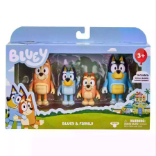 TM Toys Bluey: Család figura szett - 4 db-os játékfigura